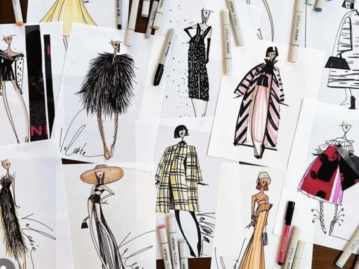 Fashion Design Sketches By World's Top Fashion Designers