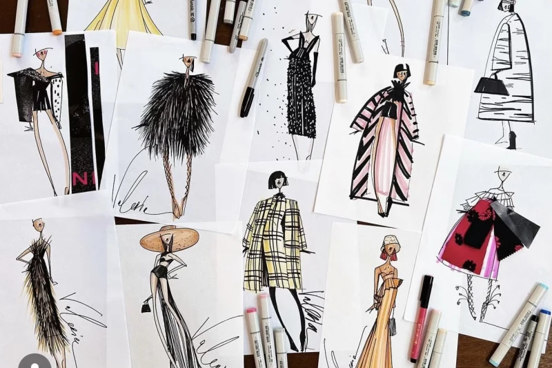 Display more than 203 fashion design sketches latest