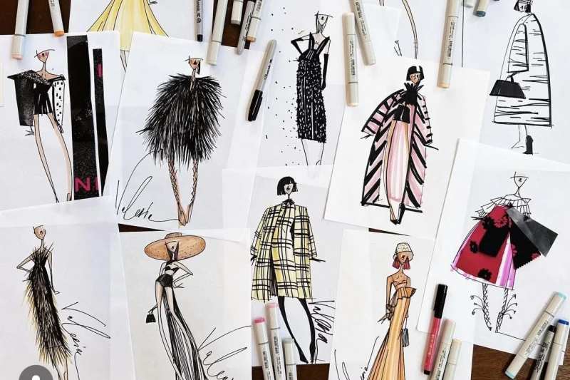 40+ Fashion Drawings Free Downloads