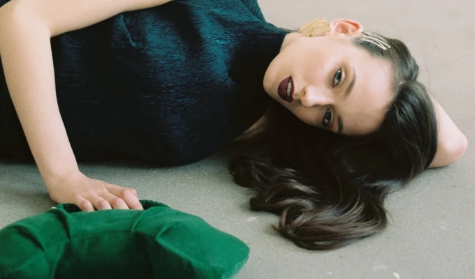 Woman on the floor