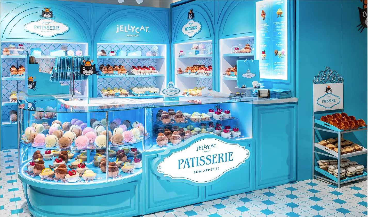 Jellycat Patisserie store in Paris