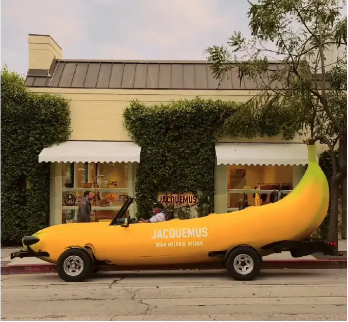 Banana mobile for Jacquemus LA store