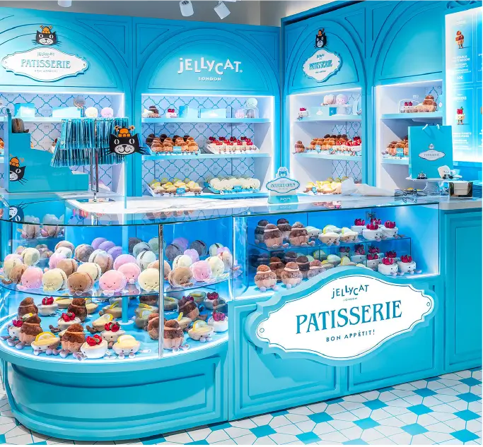 Jellycat Patisserie store in Paris
