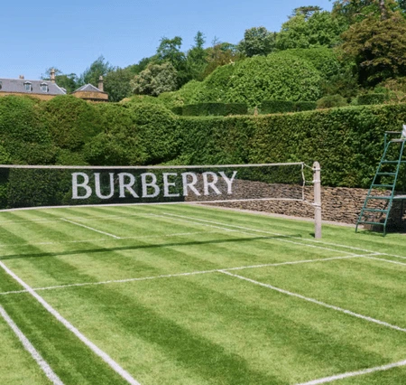 burberry tennis pop up